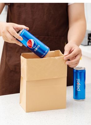 أكياس ورق حلوى قابلة للتحلل الحيوي للاستخدام مرة واحدة بدون مقابض من Kraft BSCI