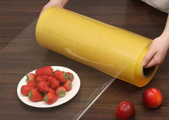 45cm 50cm طعام طازج PVC لفاف مادة بلاستيكية قابلة للتحلل الحيوي للتغليف الغذائي