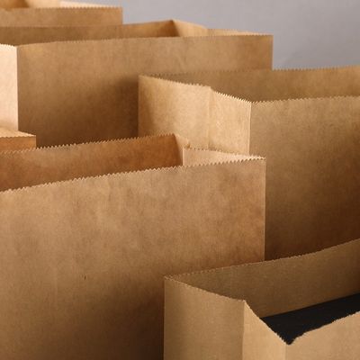 أكياس ورق حلوى قابلة للتحلل الحيوي للاستخدام مرة واحدة بدون مقابض من Kraft BSCI