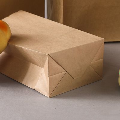 أكياس ورق حلوى قابلة للتحلل الحيوي للاستخدام مرة واحدة بدون مقابض من Kraft BSCI